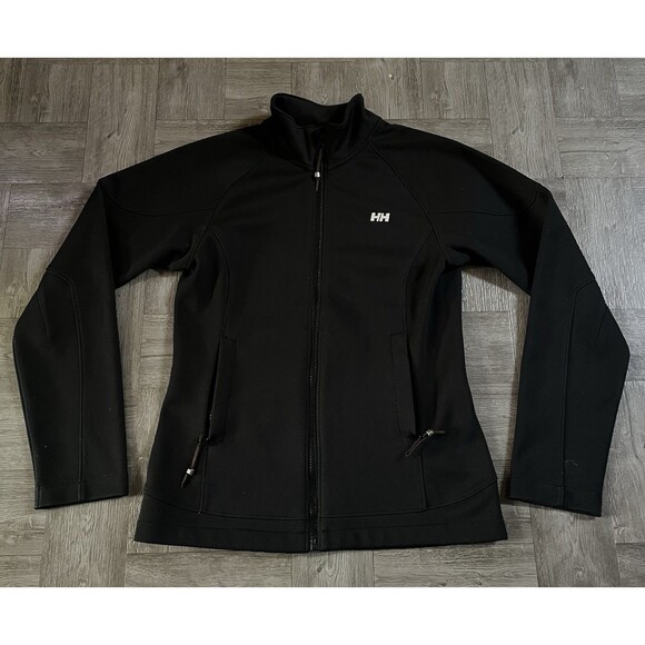 Helly Hansen Women’s Fleece Performance Full Zip Jacket XS Black Logos Ski Hike - Picture 10 of 10